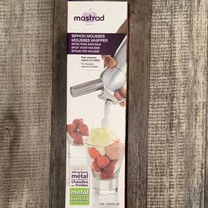NIB‎ Mastrad Metal Mousse Whipper